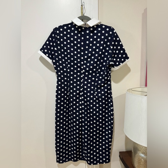 Homeyee navy and white polka dot dress. NWT - Picture 3 of 8